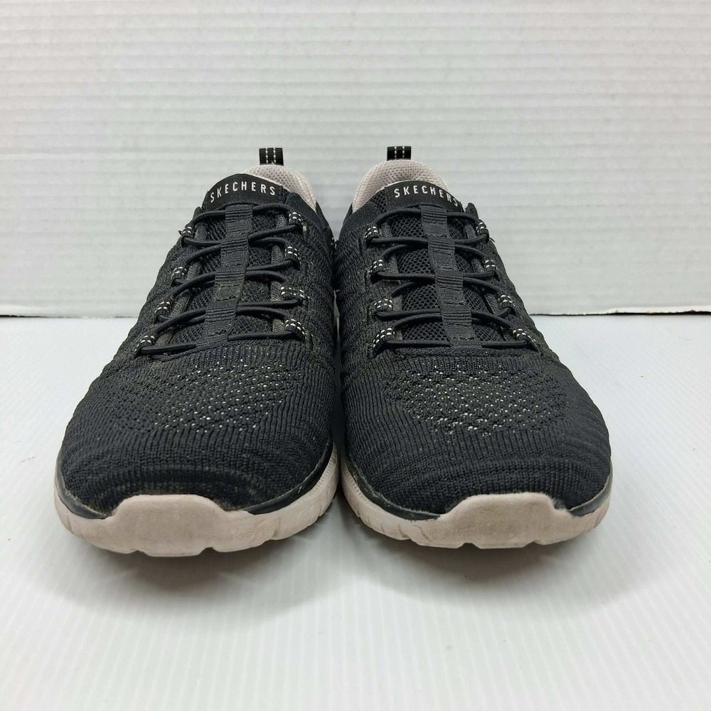 Skechers‎ Women 6.5 Black Pink Memory Foam Slip On Sneakers 104437 BKPK - Picture 3 of 7